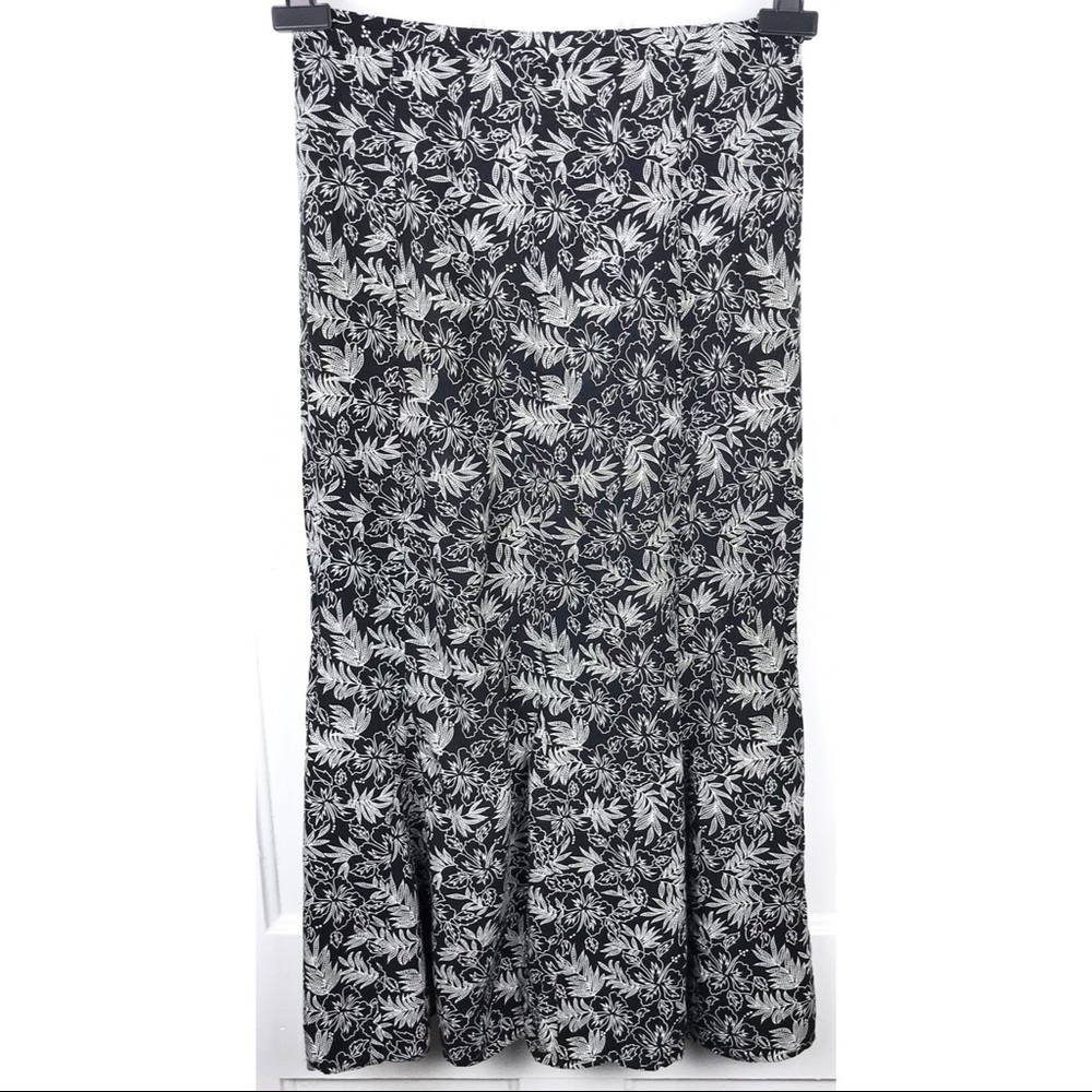 VINTAGE Christopher & Banks : size 4 : lightweight floral summer Y2K maxi skirt